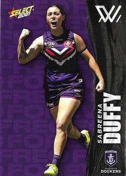 2021 Select AFL Footy Stars #195 Sabreena Duffy Front